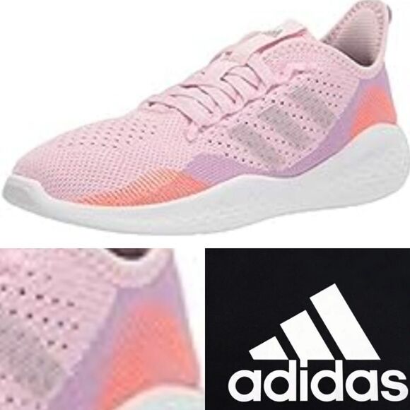NEW 10 ADIDAS FLUIDFLOW FLUID FLOW PINK PURPLE ORANGE RUNNING SHOES IN BOX NWT - Picture 1 of 1